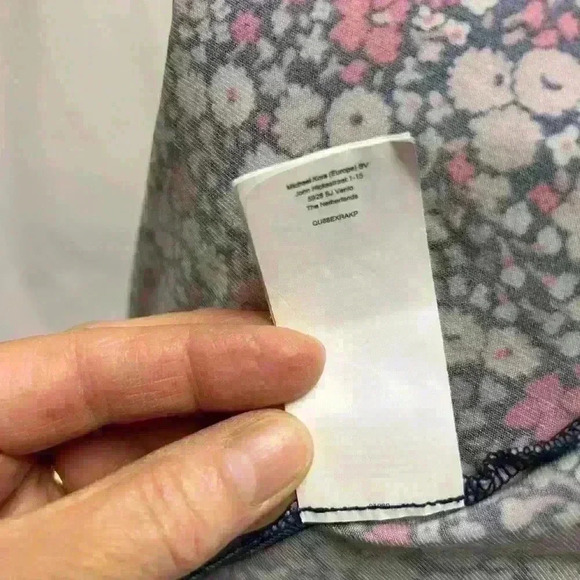 MICHAEL KORS Floral Midi Halter Chain Neck
Sleeveless Dress Size Medium - Picture 12 of 16